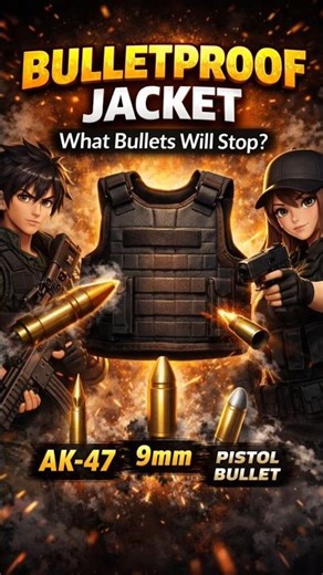 😨Does a Bulletproof Jacket Really Save You? 😱 #facts#viral