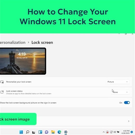 How to Change Your Windows 11 Lock Screen #ChangeLockscreen #lockscreen