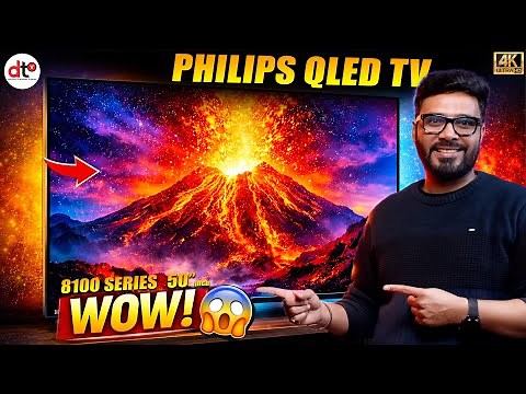 Philips 8100 QLED TV Review 🔥 Best 4K TV Under Budget?