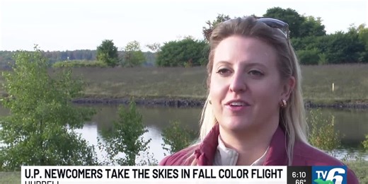 UP newcomers take to the skies for fall color flight
