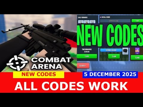 *NEW CODES* Combat Arena ROBLOX | ALL CODES | December 5, 2025