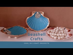 Seashell crafts | How to make Easy and beautiful diy Seashell Craft | Home decorating ideas handmade