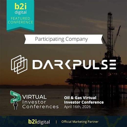 The B2i Digital team is pleased to announce DarkPulse Inc (OTCQB: DPLS)