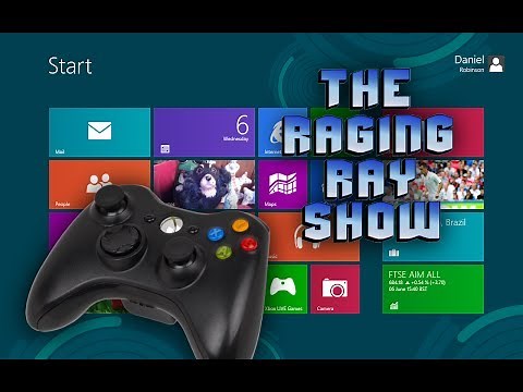 Navigate Windows 8 start menu with Xbox 360 controller!!| XBstart