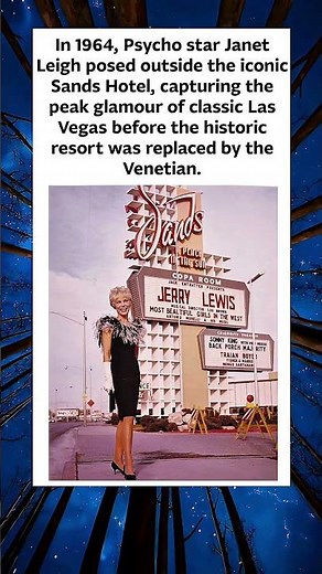 Janet Leigh’s Glamorous Sands Hotel Moment 💎