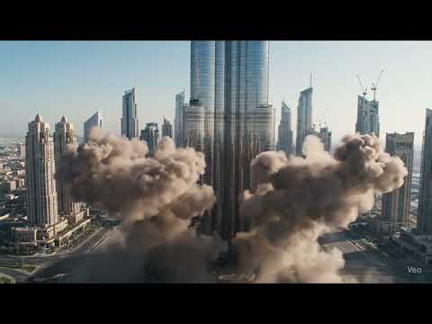 Burj Khalifa Demolition Concept 🔥 | Tallest Building Collapse Simulation