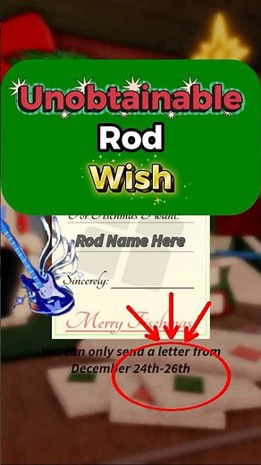 Is this The ONLY BEST Rod to WISH 🌟 for in Fischmas Fisch 2025 | Santas Letter update #fisch