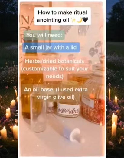2.4K views · 42 reactions | How to make ritual anointing oil #witchcraftforbeginners #witchybasics #witchtips #witchytips #witchtip | Witchy Tips | Facebook