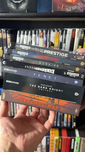 My Christopher Nolan 4k movie collection is complete