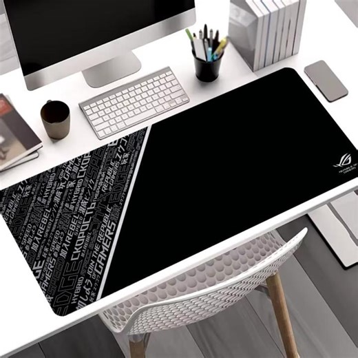 Cool Black Asus Rog Mouse Pad XXL Large Gaming Gamer Keyboard Non-slip Seamed Edge Mousepads Laptop Tablet Mat Mini PC Playmat | Lazada