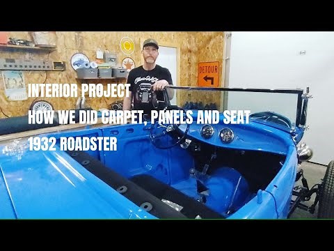 How to make easy door or kick panels for early ford hot rods