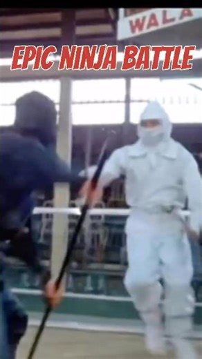 Epic Ninja Fight: No Rules, Just Swords & Stars! 🥷 #shorts