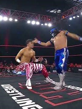 WHAT A FIGHT! Bandido and Nick Wayne battle for the #ROH World Title!