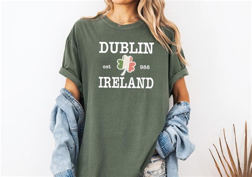 Comfort Colors St Patrick's Shirt, Let's Day Drink Shirt, Trendy St Patty's Day T-shirt, Retro Clover Leaf Shirt - Etsy