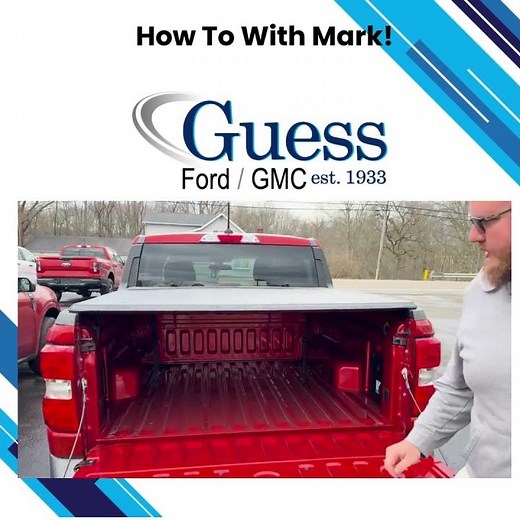 How to use the tonneau cover on a Ford Maverick