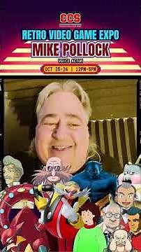 Mike Pollock LIVE at Retro Video Game Expo! 🎤 Voice of Dr. Eggman, Kirby & More!