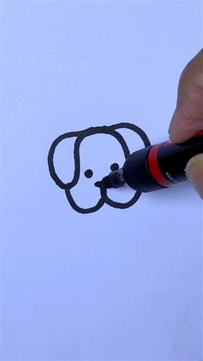 The 10 seconds artist challenge Puppy Drawing #shortsfeed #shorts #puppy