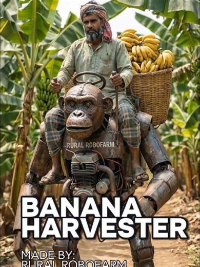 Homemade Banana Harvesting Machine Innovation