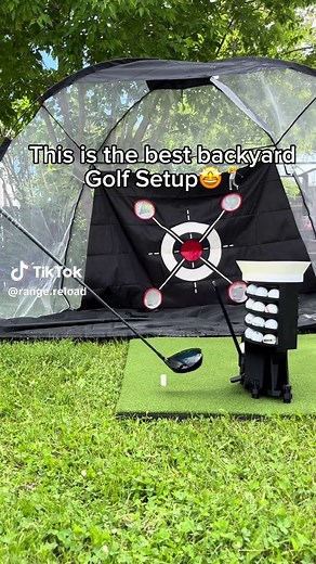 Backyard Golf Practice Setup: DIY Golf Cage & Putting Green
