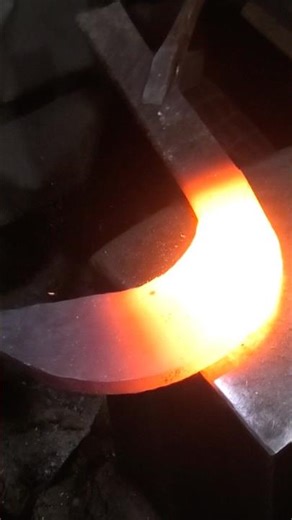 “Hand-Forged Sickle Blade 🔥 Blacksmith Skills”