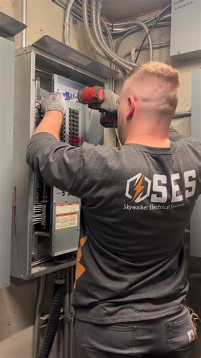Skywalker Electrical Systems | Come along for the @mersengroup surge protection device install on some commercial panels! Shoutout to the @albertabreakerandsupply team... | Instagram