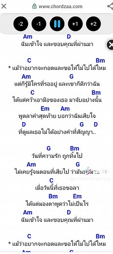 เพลงขอโทษ: คอร์ดกีต้าร์ง่ายๆ ที่ทุกคนเล่นได้