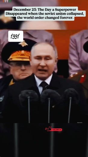 INSIGHT WITH HIMANSHU on Instagram: "On december 25, 1991, history changed forever. this was the day when the soviet union officially collapsed after mikhail gorbachev resigned. the red soviet flag was lowered from the kremlin and the russian tricolour was raised, marking the end of the cold war era and the rise of russia as the successor state. december 25 is not just christmas for the west, but a turning point in global geopolitics. #russiahistory #december25 #sovietunion #ussr #coldwar worldh