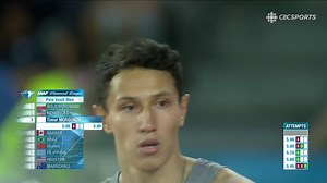 Pole-vaulter nearly impales himself