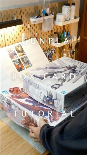 Gunpla box card tutorial 🫡