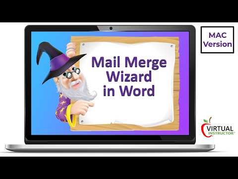 How to Use the Mail Merge Wizard in Word MAC Version