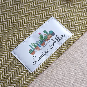 Minimalist Logo Fabric Labels – Custom Sew-on Branding Tags – Personalised Clothing Labels for Small Business - Etsy UK