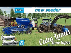 Farming Simulator 22 🚜 Calm Lands 🌾 sow sorghum, forestry, remove weed 🌲 😲 #031 4K time lapse