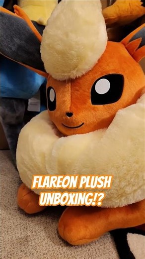 Flareon Plush Unboxing! #pokemon