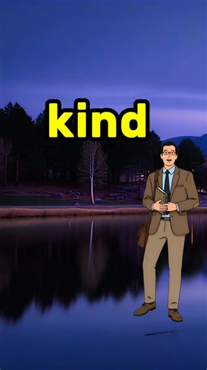 kind significado. Palabras en inglés útiles #inglesconejemplos #inglesparaprincipiantes