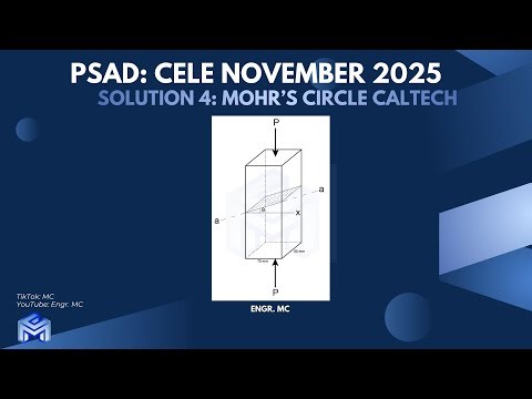CELE November 2025: Rectangular Bar subjected to Force P | Solution 4