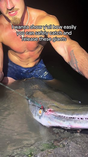 The Easiest way to safely catch and release the dinosaurs 🤝🏽🦖 Rod- @B'n'M Poles Silver Cat Elite Reel- Penn Spinfisher 6500 LL #fishing #fish #fishinglife #catchandrelease #nature #outdoors #fishingislife #angler #bass #fishingaddict #bigfish #photography #angling #fishingdaily #alligator #alligatorgar #trinityriver #riverfishing #crazy #dinosaur #exploremore #fitness #fypシ #xyz #explorepage #foryoupage #reelsinstagram #reels #fun #dinosaur #alligatorgarfishing #alligatorgarpro #alligatorgaro