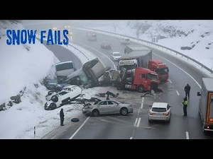 Epic Winter Road Fails – Unexpected Crashes on Snow!
