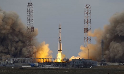 ExoMars: Mars exploration mission begins with proton rocket launches in Kazakhstan – video