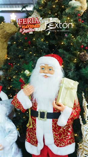 Feria de Navidad y Juguetes on Instagram: "🌟 No son simples adornos, son protagonistas de tu Navidad. Estos muñecos del clásico Papá Noel, despiertan emociones, evocan ternura y hacen de tu hogar un escenario digno de las fiestas más memorables.❤️ Encuéntralos en: 📍Fexton La Quinta · Cl. 5 #12-32 📍Fexton La Flora · Calle 52N # 3FN-87/97 📍Fexton Bogotá calle 9 no 39-33 / Sanandresito de la 38 🇲🇽Fexton México Calle Ayuntamiento No.168 Esquina con Buraceli Colonia Centro Área 4 🕒 Horarios de
