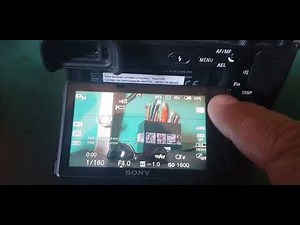 Sony a6500 saída limpa