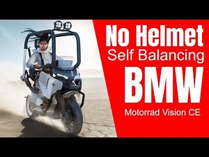 BMW Vision CE Motorcycle Has No Helmet or Gear — And Balances Itself!