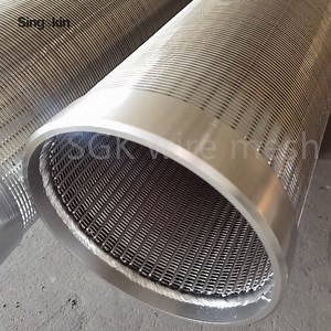 [Hot Item] 8 Inch 10 Inch 12 Inch Profile Wedge Wire Drilling Casing Johnson Pipe Water Well Screen