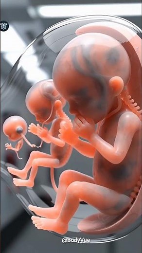 Fetal Development Stages in The Womb | Clinical 3D Animation #biology #fetalmovement #fetalbrain