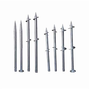 [Hot Item] Professional Galvanized Earth Anchors Pile Solar Ground Screw Pile Foundation