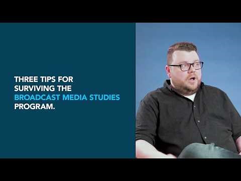 Broadcast Media Studies: A Degree Made For You