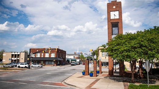 Downtown Simpsonville is changing directions, literally