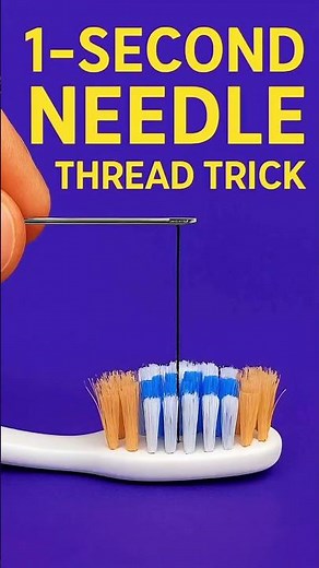 The Fastest Way to Thread a Needle — No Struggle Needed!🪡✨