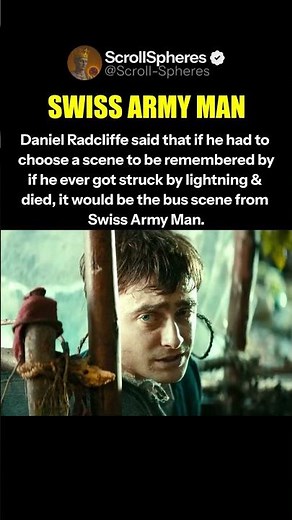 Daniel Radcliffe's Most Iconic Scene Was In Swiss Army Man