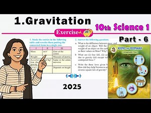 Exercise | Gravitation Class 10th Science -1 | Chapter 1 | Part-6 | Maharashtra Board