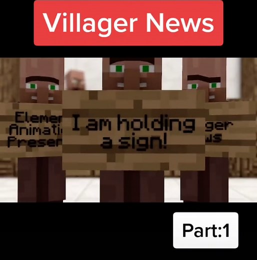 Villager News Part 1 | Minecraft
